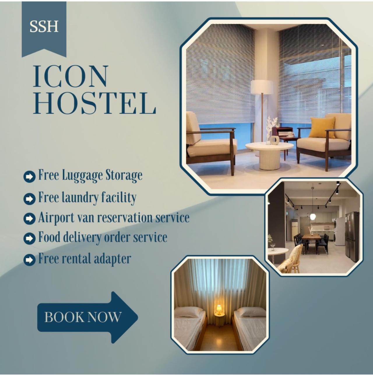 Ssh Icon Hostel Seoul Eksteriør billede